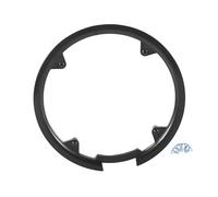 A ABSOPRO Bike Crankset Chain Wheel Cover 42 Teeth 10.4cm 4 Hole Black