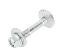 A ABSOPRO Camber Alignment Bolt No.33306770968 with Nut Gasket Rear Suspension Camber Bolt Kit for BMW X5 2007-2018 Metal Silver Tone