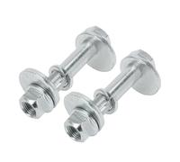 A ABSOPRO Camber Alignment Bolt No.552603M000 with Nut Gasket Rear Suspension Eccentric Bolt Kit for Hyundai Sonata 2018-2023 Metal Silver Tone Item Replacement 2 Set
