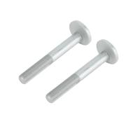 A ABSOPRO Camber Alignment Bolt No.552603R000 Rear Suspension Washer Bolt for Hyundai Sonata 2005-2019 Metal Silver Tone Item Replacement 2 Pcs
