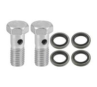 A ABSOPRO Car Bolt Brake Fitting Adapter M10x1.5 Thread Single Bolt (Set of 2)