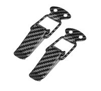 A ABSOPRO Car Bumper Quick Release Hook Carbon Fiber Pattern (Set of 2)
