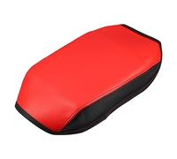 A ABSOPRO Car Center Console Armrest Cover for Mazda CX5 2017-2023 Black Red