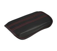 A ABSOPRO Car Center Console Pad Waterproof Armrest Seat Box Cover Protector for Nissan Qashqai 2020 2021 Black Red