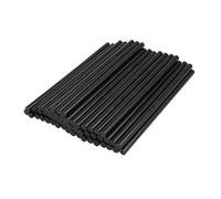 A ABSOPRO Car Hot Glue Sticks 7X150mm Paintless Dent Repair Black (Set of 50)