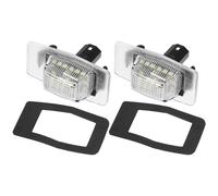 A ABSOPRO Car LED License Plate Light Assembly No.YL8Z13550AA for MAZDA MX-5 II (NB) 1998-2005 Plastic White Light (Set of 2)