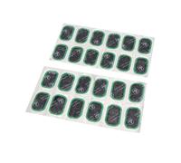 A ABSOPRO Car Motorcycle Inner Tyre Patch Repair Puncture Patches (Set of 24)