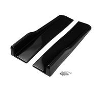 A ABSOPRO Car Side Skirt 45cm/17.72in Exterior Rocker Splitter Diffuser Kit Universal High Toughness ABS Gloss Black Side Skirts Extension Panel Lower Side Bottom Line Splitter Lip Spoiler