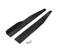 A ABSOPRO Car Side Skirt 74.5cm/29.33in Exterior Rocker Splitter Diffuser Kit Universal High Toughness ABS Black Carbon Fiber Pattern Side Skirts Extension Panel Lower Side Bottom Line