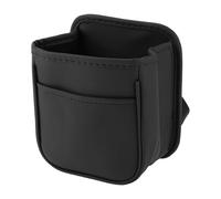 A ABSOPRO Car Trash Can 5.9" Length 3.9" Width 7.1" Height Faux Leather