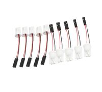 A ABSOPRO Car Truck T10 W5W LED Bulb Light Wiring Harness Adapter (Set of 10)