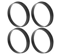 A ABSOPRO Car Wheel Hub Centric Rings Durable OD 58.6mm to ID 56.6mm Wheels Center Shaft Shock Absorbing Hubrings Polycarbonate Black 4 Pcs