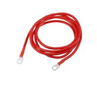 A ABSOPRO Copper Battery Inverter Cable/Inner 8 AWG Gauge 3/8inch Battery Terminal Cable Universal for Car Vehicle RV/Durable Pure Copper 6ft / 1Pcs Red Item Replacement