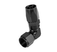 A ABSOPRO Coupler Fuel Line AN8 90 Degree Car Fuel Oil Hose End Fitting
