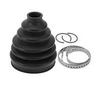 A ABSOPRO CV Joint Boot Kit No.3B0498203E W/Clamps Constant Velocity Joint Boot for Audi A3 2006-2013 for Audi Q3 2015 Rubber Black Strong Durable