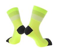 A ABSOPRO Cycling Socks Absorb Sweat Outdoor Bike Socks Green Black Size m Neutral and Universal 1 Pair