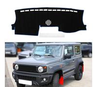 A ABSOPRO Dash Cover Non-Slip Dashboard Carpet Mat for Ford for Ranger 2024 Polyester Silicone Black Blue