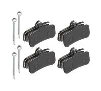 A ABSOPRO Disc Bike Brake Pads with Split Pin for Saint BR-M8 | Bike brake pads replacement, set of 8