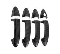 A ABSOPRO Door Handle Cover Trim Side Door Handle Cover for Ford Fiesta 2009-2012 ABS 1 Set