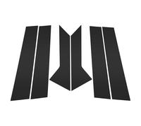 A ABSOPRO Door Pillar Window Trim Anti Scratch Sticker Pillar Posts Door Outer Exterior Cover for Ford Mondeo Fusion 2013-2020 Black