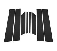 A ABSOPRO Door Pillar Window Trim Anti Scratch Sticker Pillar Posts Door Outer Exterior Cover for Ford Territory 2019-2021 Black