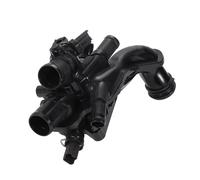 A ABSOPRO Engine Coolant Thermostat for Citroen C4 Coupe LA 1.6L 2008-2011 9808647080 Engine Coolant Thermostat Housing Water Outlet Assembly Pack of 1