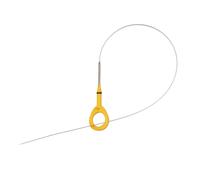 A ABSOPRO Engine Oil Dipstick 1530137010 for Scion IM N|4 Cyl 1.8L 2016 | Oil Level Dip Stick, Double Hole Indicator, Plastic Metal, Yellow Silver Tone