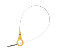 A ABSOPRO Engine Oil Dipstick No.AG9E6750AA Oil Level Dip Stick Double Hole Indicator for Ford Edge Limited, SE, SEL 2.0L L4 - Gas 12-14 Plastic Metal Yellow