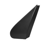 A ABSOPRO Front Left Door Mirror Corner mudguard Triangle Cover for Honda Fit 2009-2013 Plastic Black