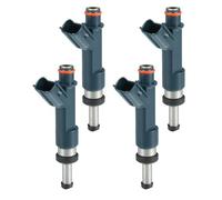 A ABSOPRO Fuel Injector No.23209-39196 Fuel Injection Nozzle for Toyota Prius 2010-2015 1.8L for Toyota Prius V 1.8L 2012-2017 Navy Blue 4 Pcs