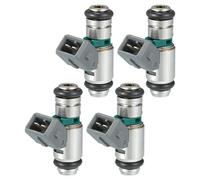 A ABSOPRO Fuel Injector No.8200028797 for RENAULT Laguna 98-05 1.8 16V for RENAULT Megane 01-03 1.8 16V Gray 4 Pcs