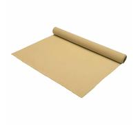 A ABSOPRO Headliner Fabric 19.6"Lx57"W Interior Trim DIY Roof Repair Replacement Suede Fabric Khaki