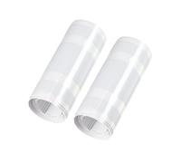 A ABSOPRO Hood Stripe Pattern Sticker/Outer for Car/Durable / 2 Pcs White Item Replacement