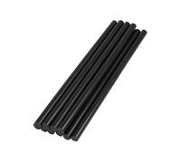 A ABSOPRO Hot Melt Glue Sticks 0.28" Pcs 5.91" Resin Black (Set of 10)
