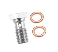 A ABSOPRO M10x1.5 Thread Turbo Brake Line Banjo Bolts Single Banjo Bolt 20mm Automotive Parts Item Replacement