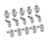 A ABSOPRO M8 Thread Straight 45 90 Degree Angle Grease Nipples (Set of 5)