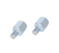 A ABSOPRO Motorcycle 10mm LH to 8mm LH Rearview Mirrors Adapter Set of 2
