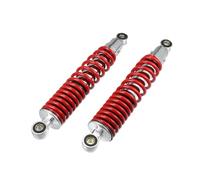 A ABSOPRO Motorcycle Rear Suspension Shock Durable Adjusting 310mm for 50cc 70cc 90cc 125c Most Motorcycles ATV Mopeds Dirt Bikes Race Bike Metal Red 1 Pair