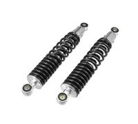 A ABSOPRO Motorcycle Rear Suspension Shock Durable Adjusting 310mm for 50cc 70cc 90cc 125c Most Motorcycles ATV Mopeds Dirt Bikes Race Bike Metal Black 1 Pair