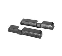 A ABSOPRO Pair Vehicle Under Rear Seat Air Vent Cover Black Item Replacement