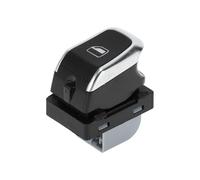 A ABSOPRO Power Window Switch No.8KD959855 Passenger Side Window Control Switch for Audi A4 A5 S4 Black Silver Tone