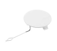 A ABSOPRO Rear Car Bumper Tow Hook Cover for BMW 428i 2014-2016 Tow Cover Cap with Hook No.51128060849 Pure White Plastic 1 Pcs