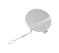 A ABSOPRO Rear Car Bumper Tow Hook Cover for BMW 428i 2014-2016 Tow Cover Cap with Hook No.51128060849 Silver Tone Plastic 1 Pcs