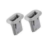 A ABSOPRO Rear Seat Cushion Pad Clips Set Fit for Mercedes-Benz - 2 Pcs Gray Item Replacement