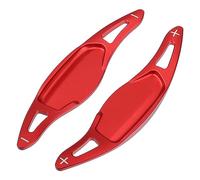 A ABSOPRO Steering Wheel Shift Paddle Cover Aluminum Alloy Red (Set of 2)