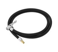 A ABSOPRO Tire Inflator Extension Tube Durable 45.28inch M8x0.8 15.5mm OD Air Pump Extend Hose Adapter Tire Valve Nylon Black 1pc