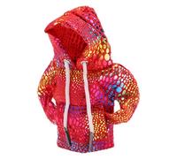 A ABSOPRO Universal Shift Knob Cover Reflective Pattern Gearstick Hoodie Shifter Lever Knob Hoodie for Car RV Truck SUV Fabric Red
