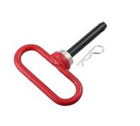 A ABSOPRO Vehicle Magnetic Trailer Towing Hitch Clips Pins 5"-3.5" Red