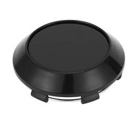 A ABSOPRO Wheel Center Caps Hub Caps Rim Center Caps Durable and Stylish OD: 70mm/2.76" Wheel Caps Hubcap Plastic Black 1 Pc for Ford for BMW with Black Sticker