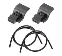 A ABSOPRO Windshield Washer Nozzle Kit for Ford for Mustang 2017 Windshield Spray Nozzles Wiper Spray Washer Jet No.FR3Z17603AA 2 Pcs 1 Meter Fluid Hose